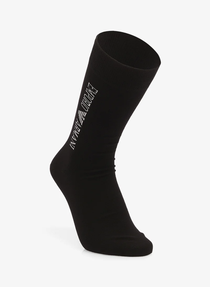 EMPORIO ARMANI  3 Pack Of Logo Crew Socks for Men | Best Price UAE